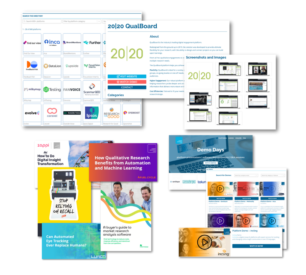 Insight Platforms Directory and Learning Materials