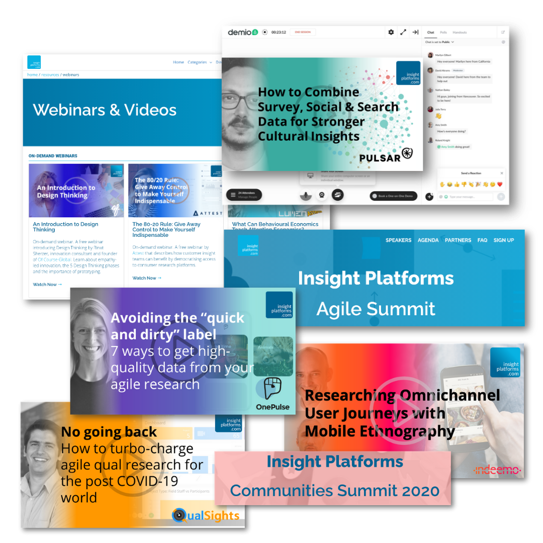 Insight Platforms Webinar & Summit Opportunities