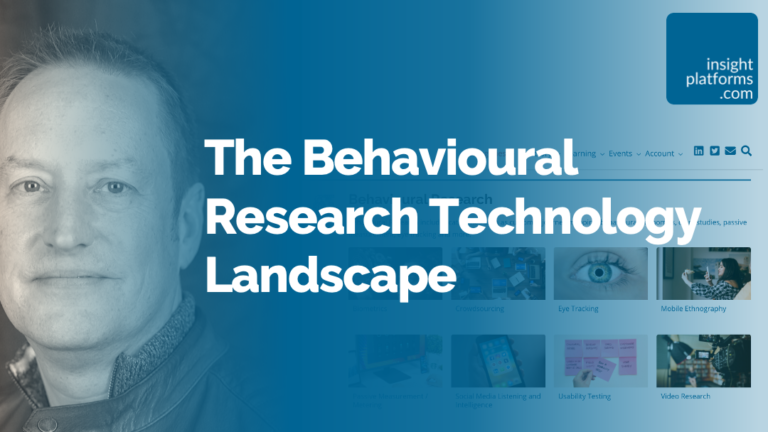 Behavioural Research Tech Landscape Masterclass