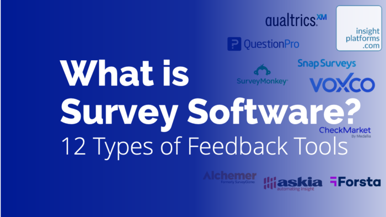 What is Survey Software - Featured Image - Insight Platforms
